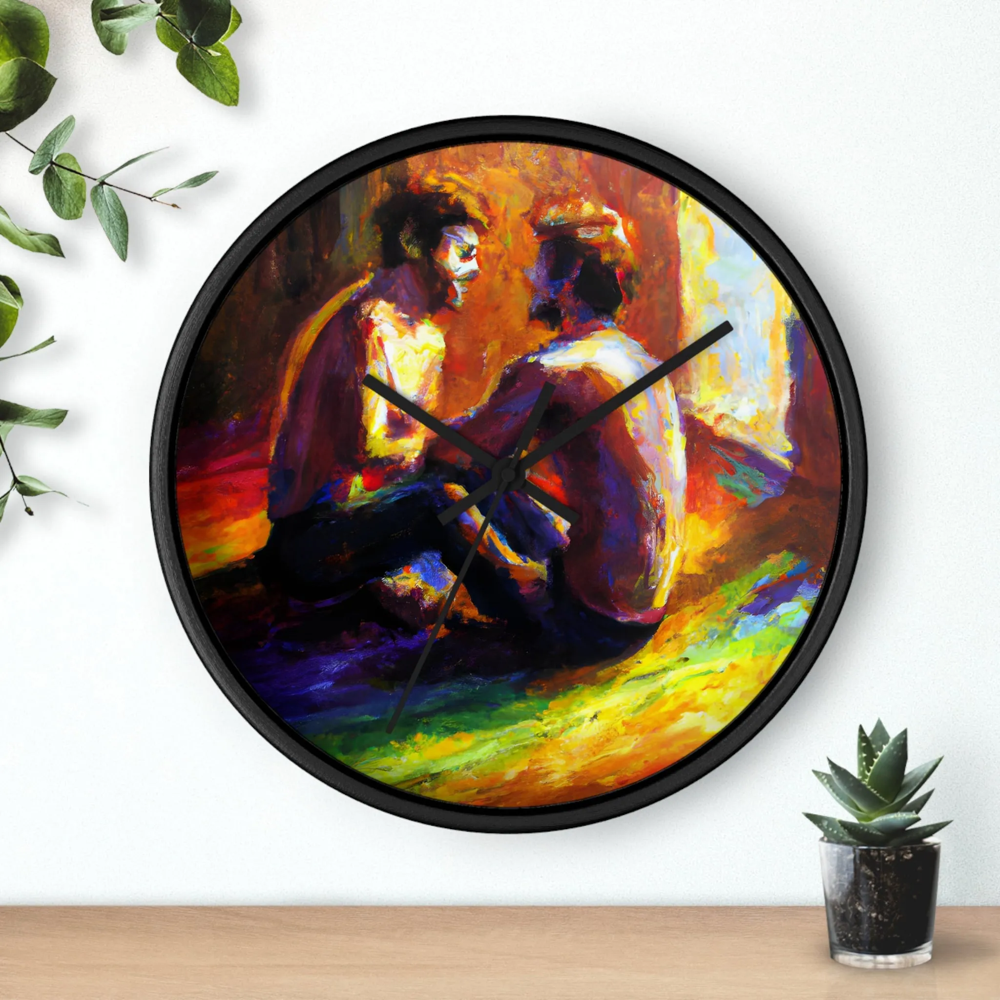 Alex - Gay Love Wall Clock