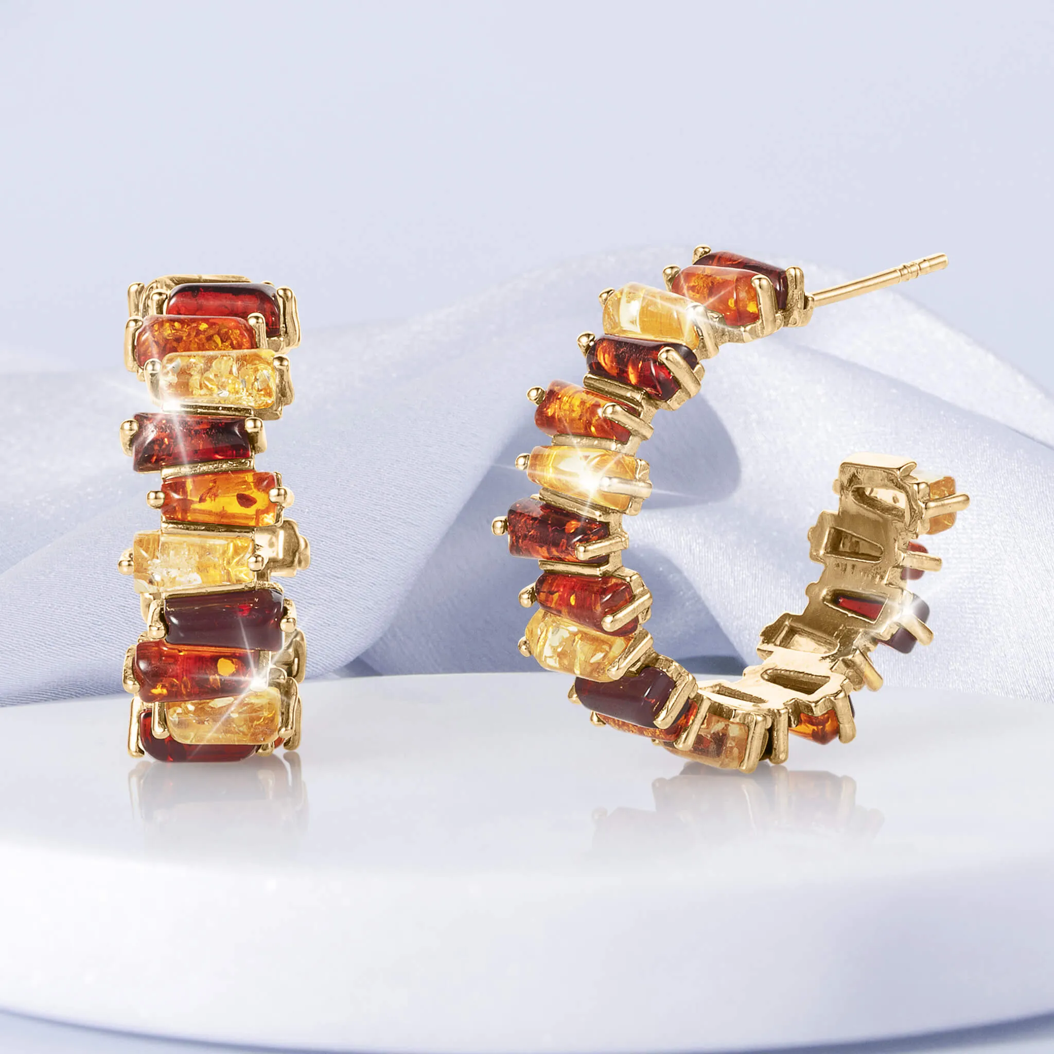 Amber Glow Earrings