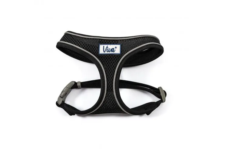 Ancol - Viva Comfort Mesh Harness - Black - Small (34-45cm)