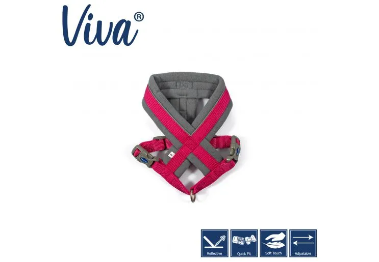 Ancol - Viva Nylon Padded Harness - Black - XLarge (70-98cm)