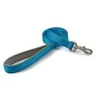 Ancol - Viva Nylon Padded Snap Lead - Blue - 100cm x 25mm (Max 75kg)