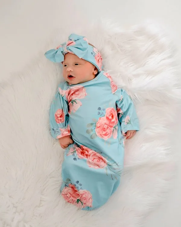 AS101 BABY NEWBORN SACK GOWN