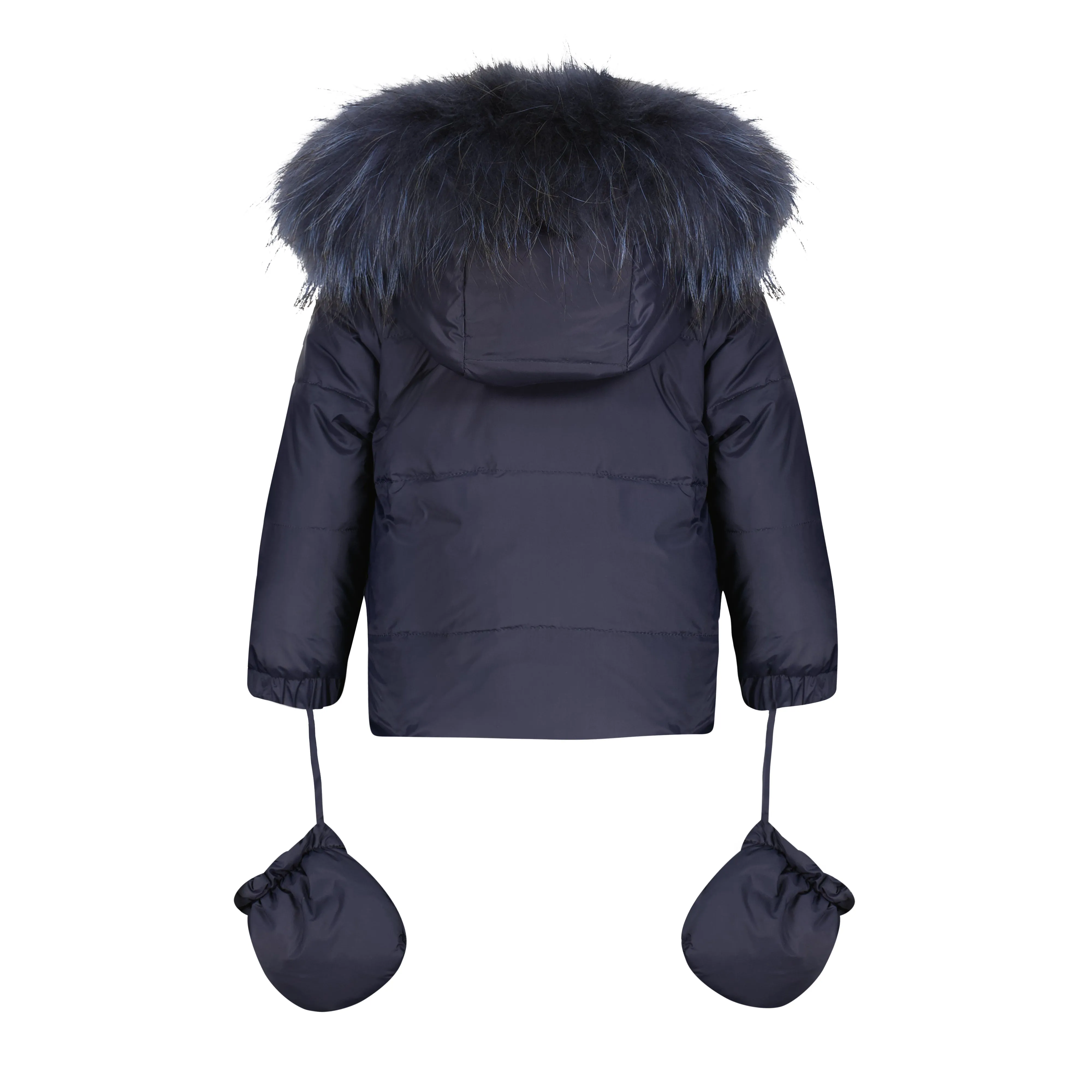 BABY REVERSIBLE COAT-Navy/Blue