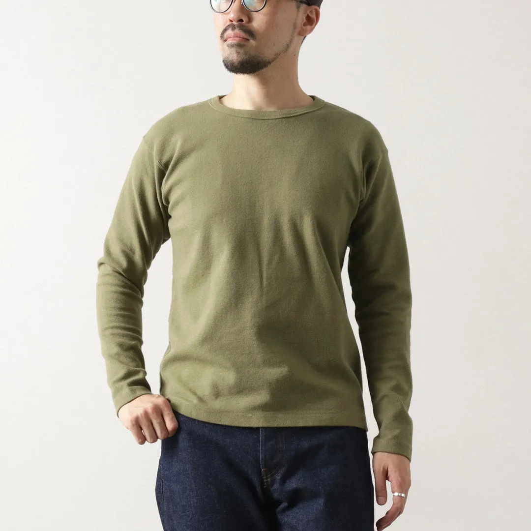 BARNS / Heavy Spun Milled Fabric Long Sleeve T-Shirt