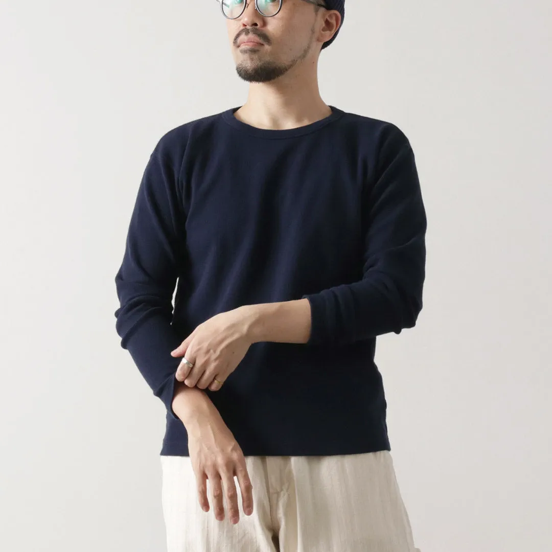 BARNS / Heavy Spun Milled Fabric Long Sleeve T-Shirt