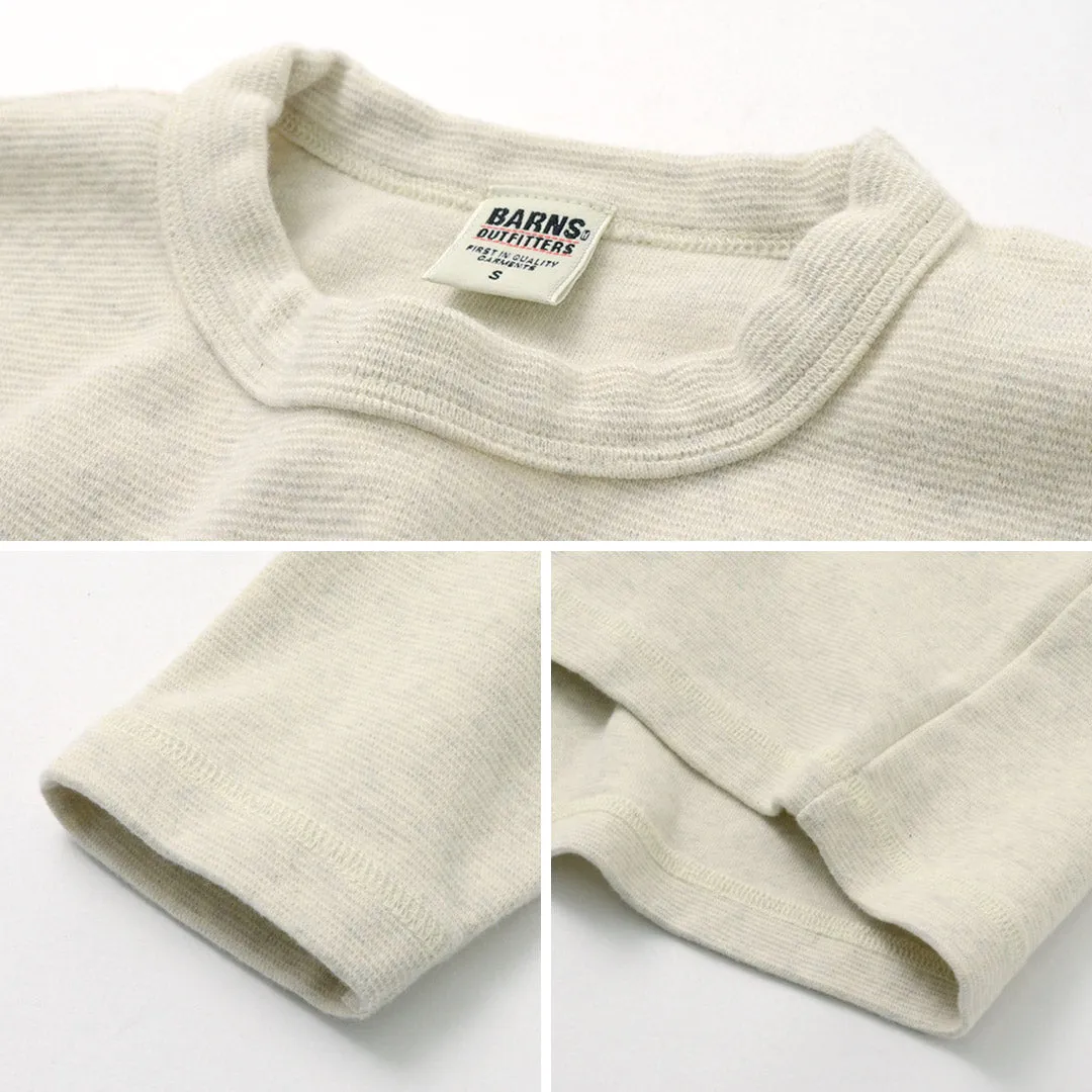 BARNS / Heavy Spun Milled Fabric Long Sleeve T-Shirt