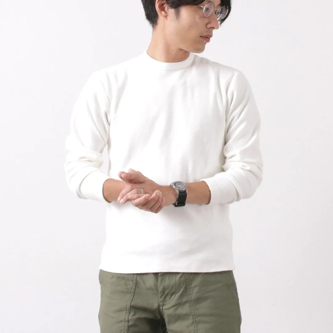 BARNS / Heavy Spun Milled Fabric Long Sleeve T-Shirt