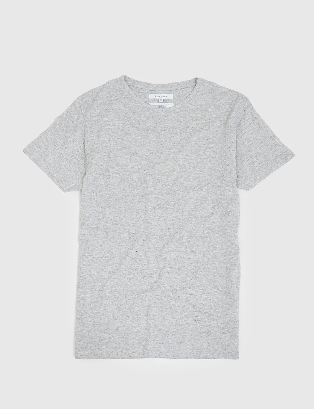 Bellfield Alston Injected Slub T-Shirt - Grey