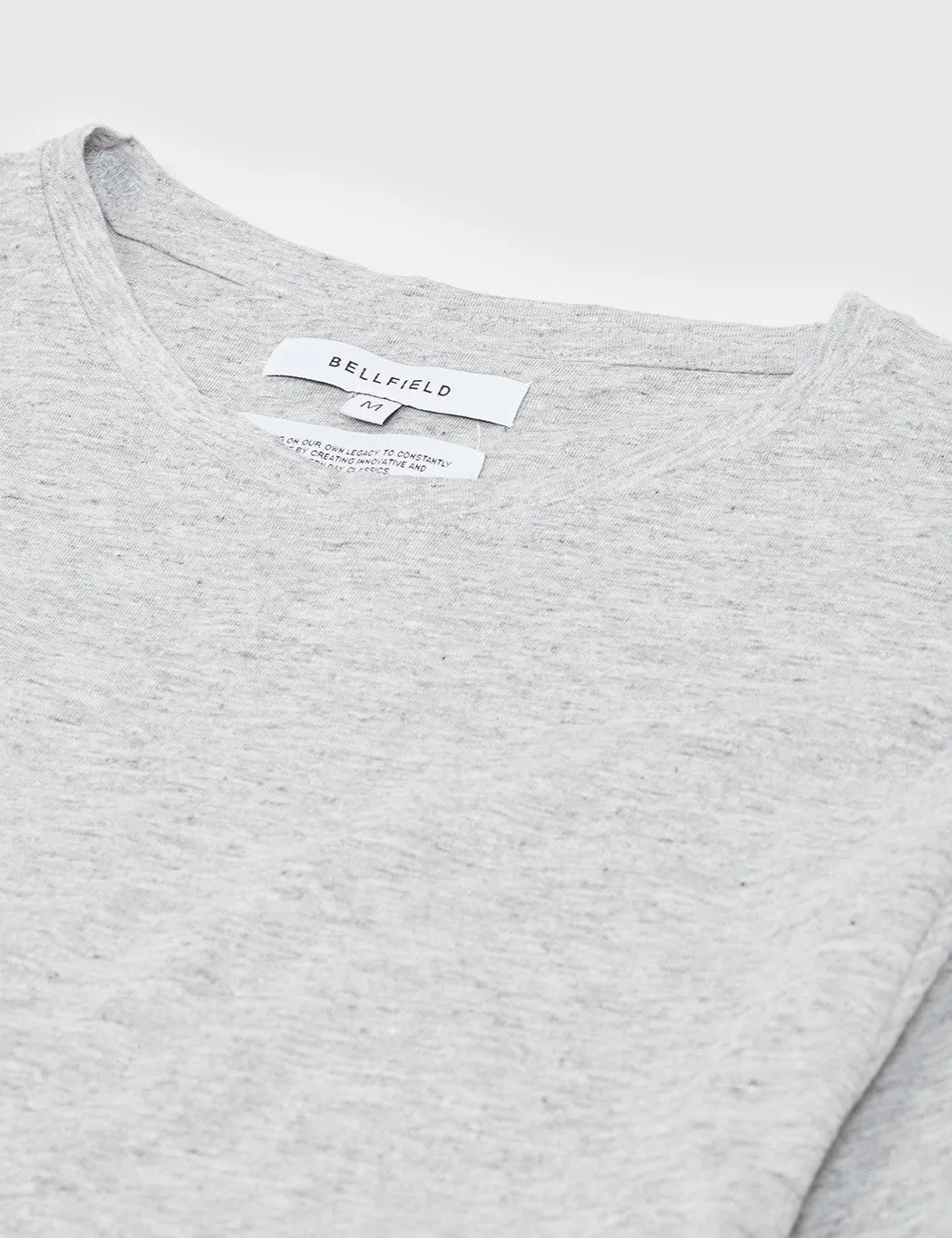 Bellfield Alston Injected Slub T-Shirt - Grey