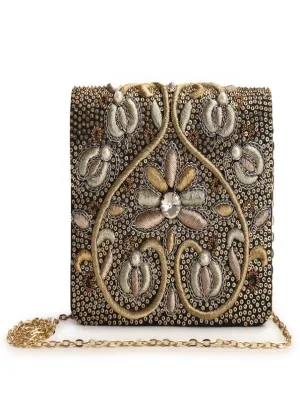 Black Divaa Clutch Bag