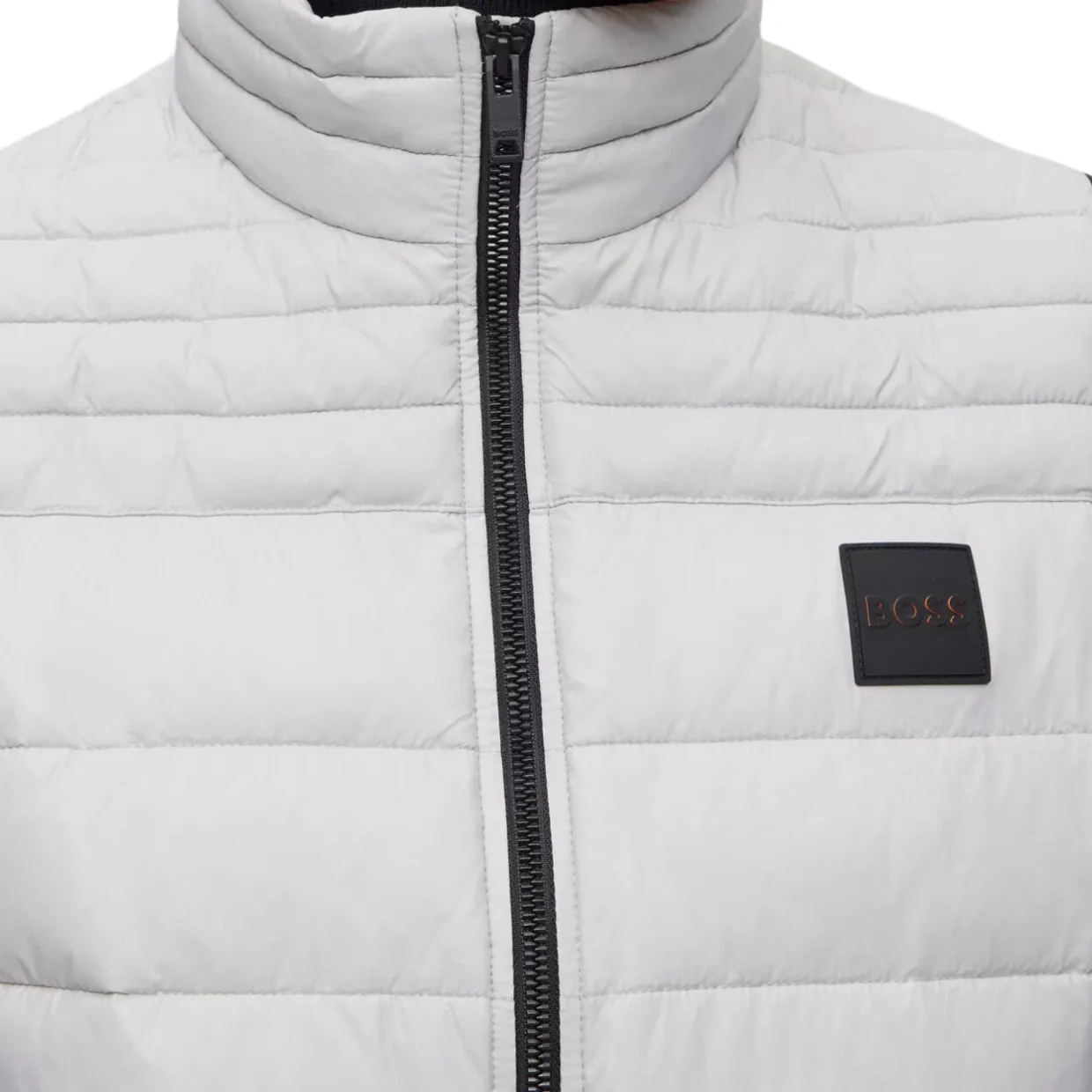 BOSS Odeno Silver Quilted Gilet