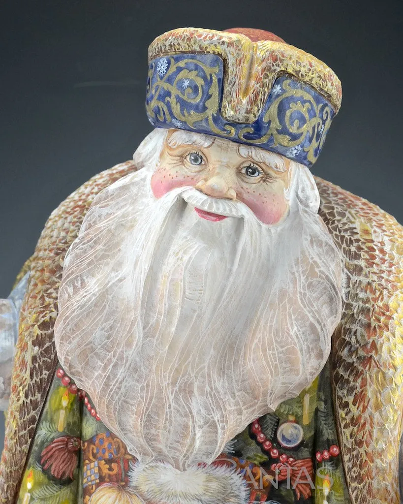 Christmas Stories Large Scenic Russian Santa