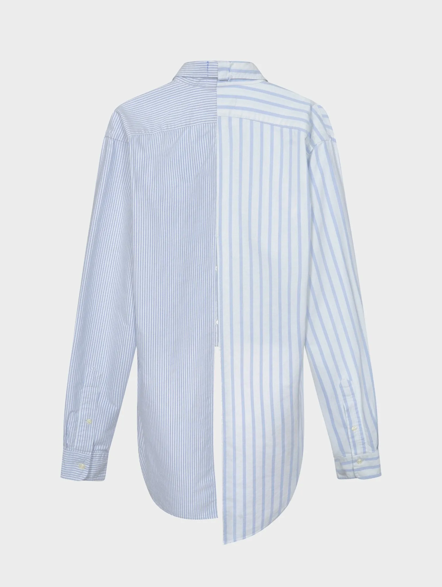 Cindy Shirt Stripe Brushed Cotton Light Blue