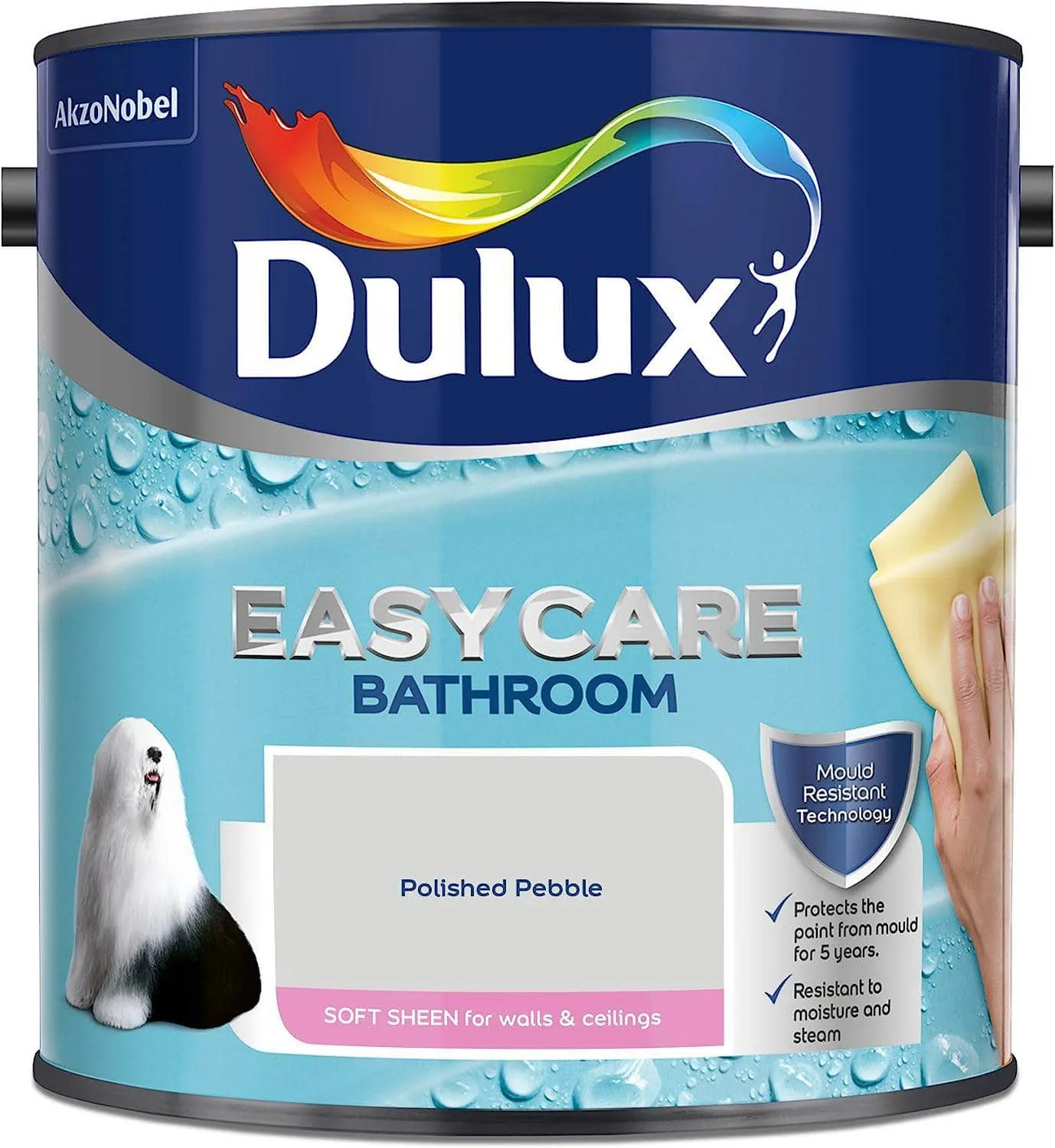 Dulux Easy Care Bathroom 2.5L - Polished Pebble