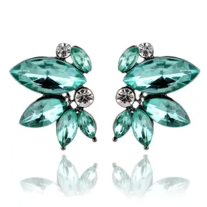 E8.Rhinestone Decor Stud Earrings