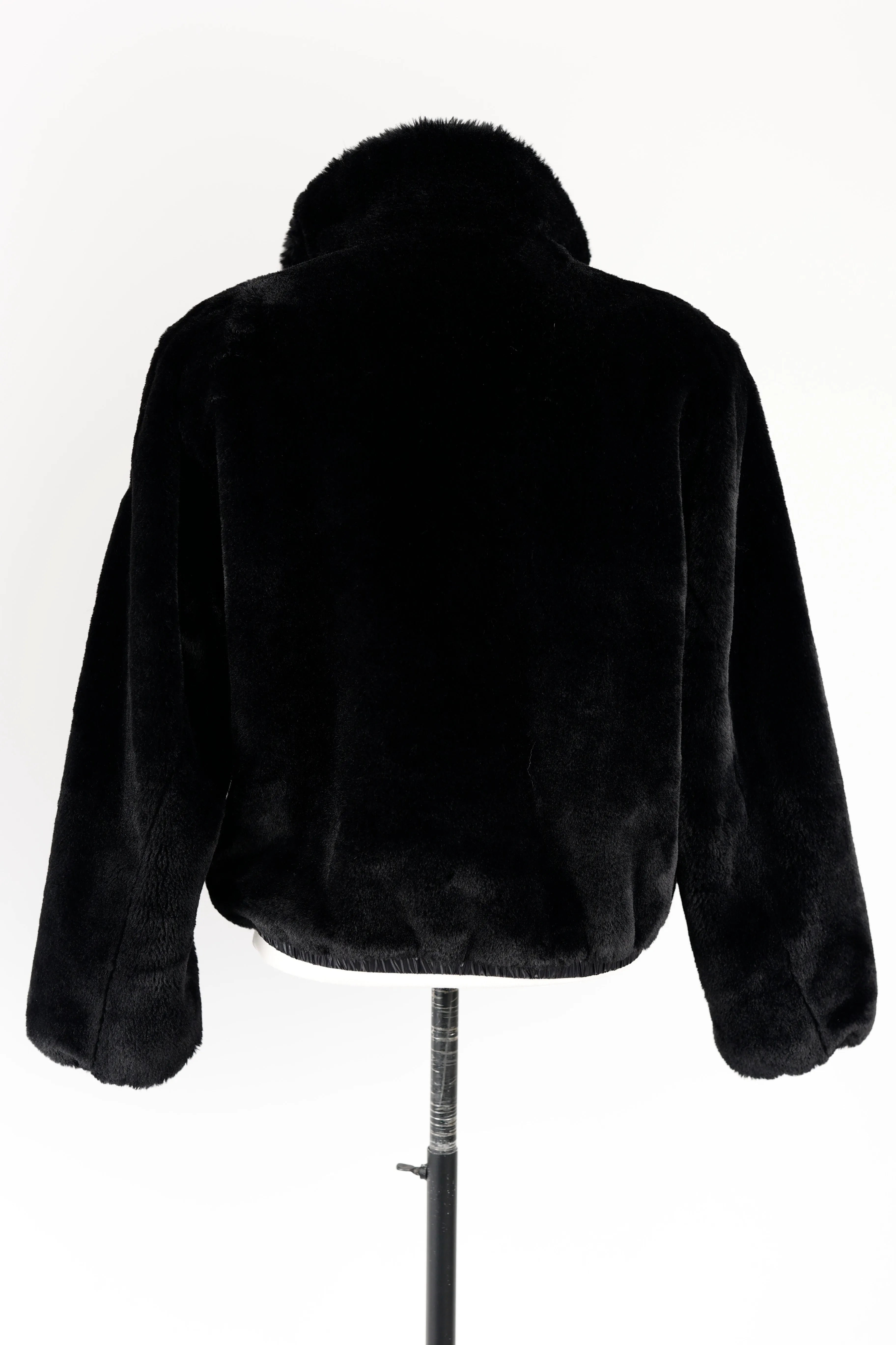 Faux Fur Reversible Puffer Jacket