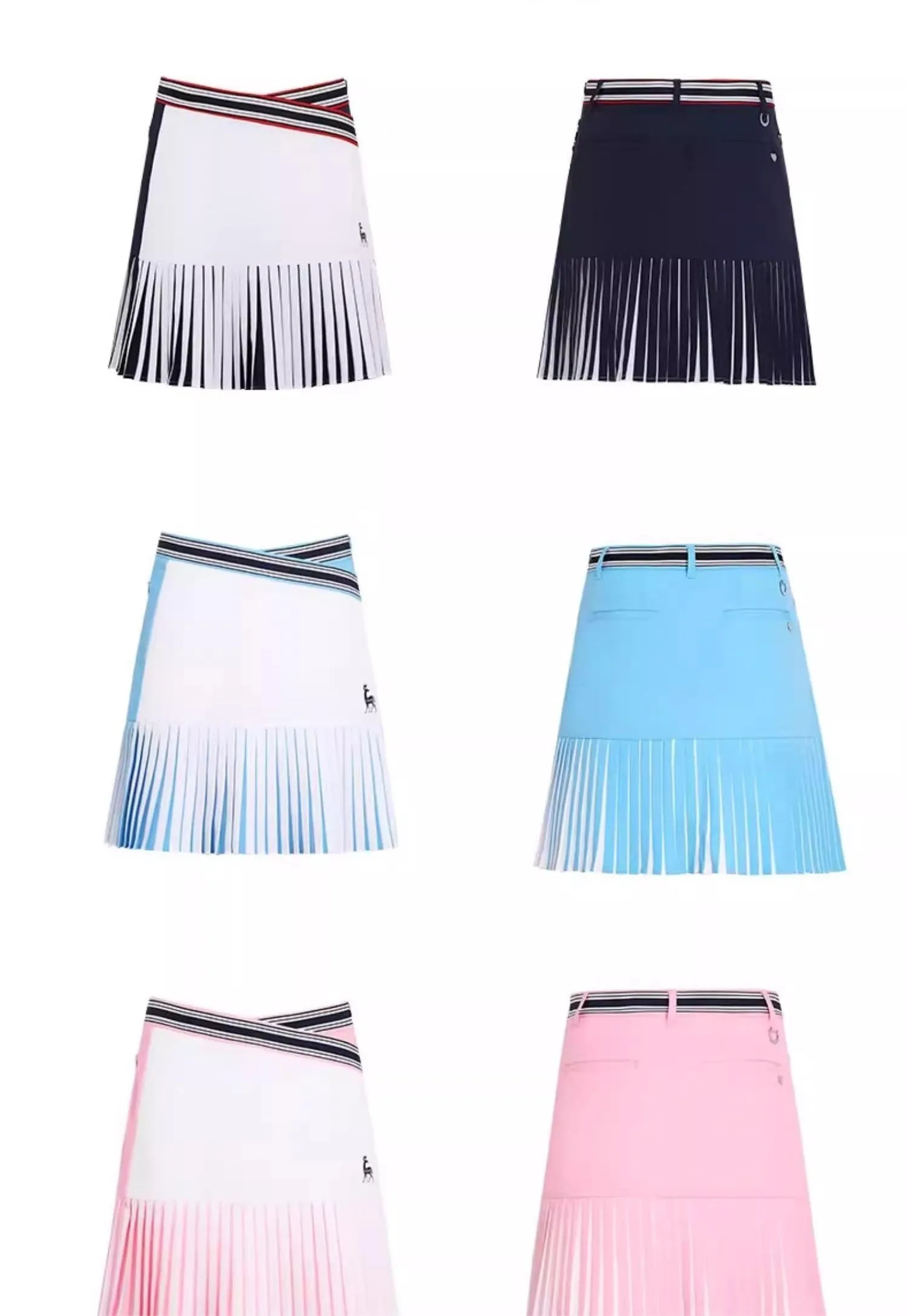 Golf Digest Recommended - SVG Golf Women's Wrap Pleated Skirt (Longer Version)