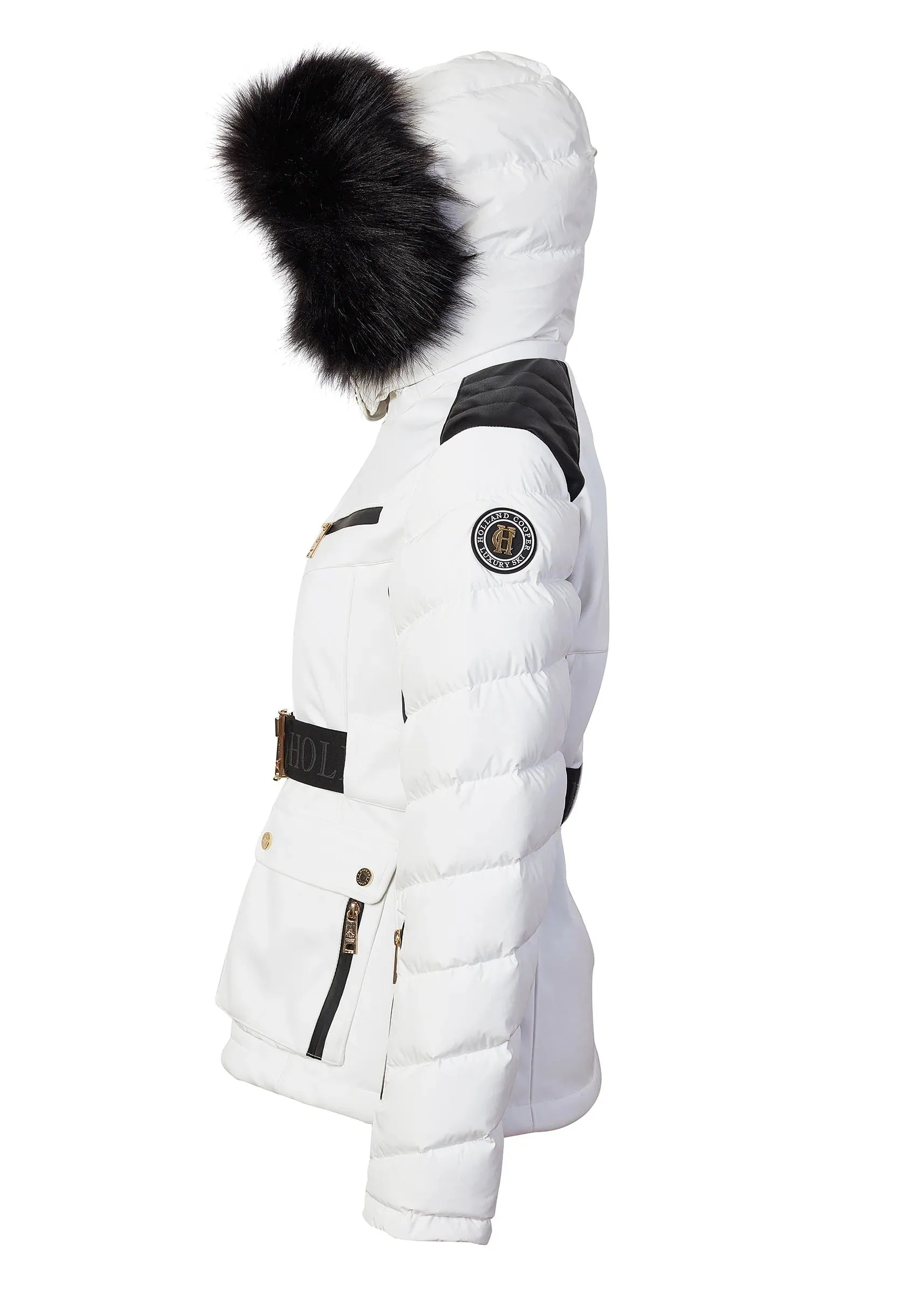 Holland Cooper Ski Jacket in White