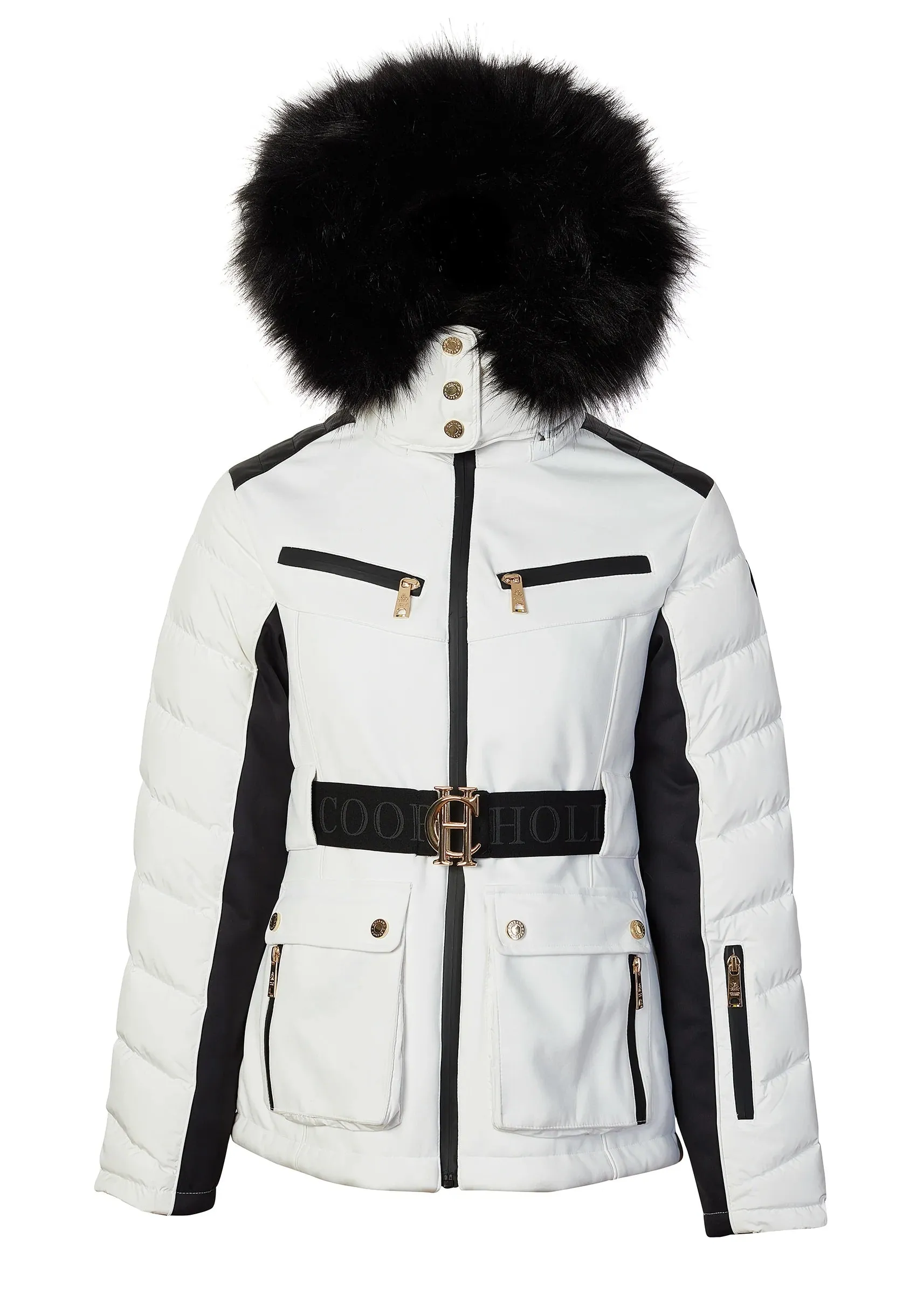 Holland Cooper Ski Jacket in White