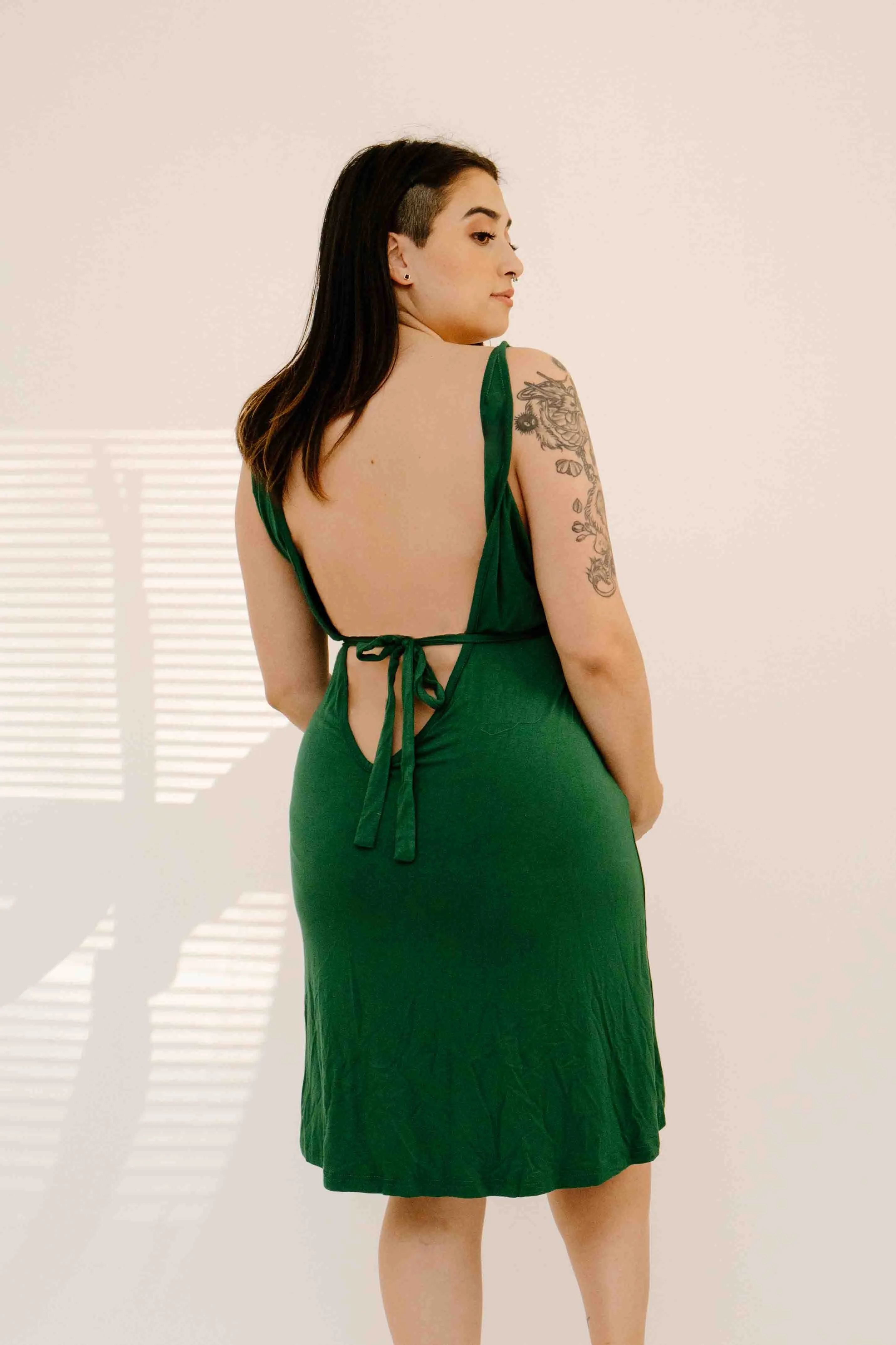 Juliet Labor & Postpartum Gown in Emerald