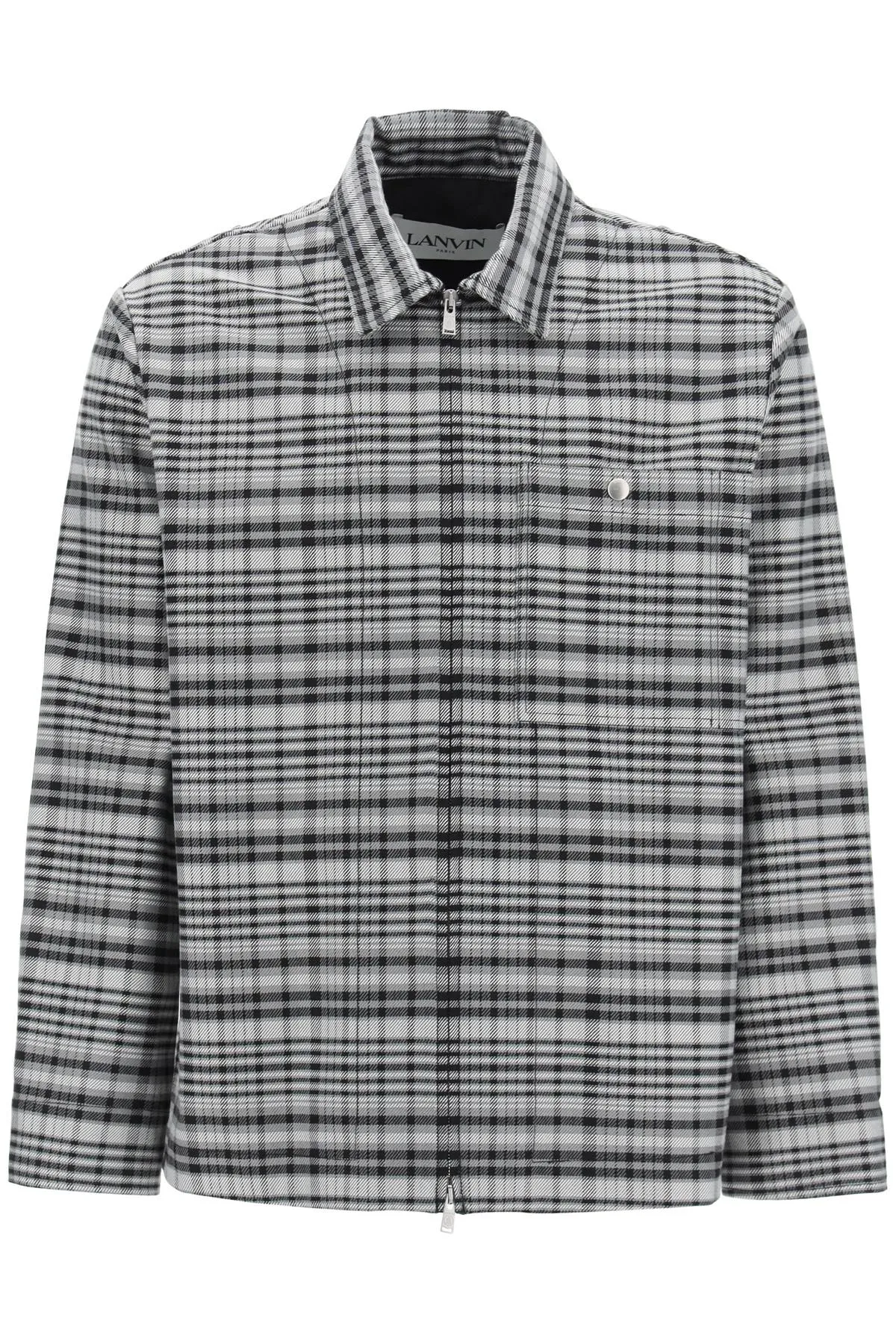 Lanvin tartan overshirt jacket