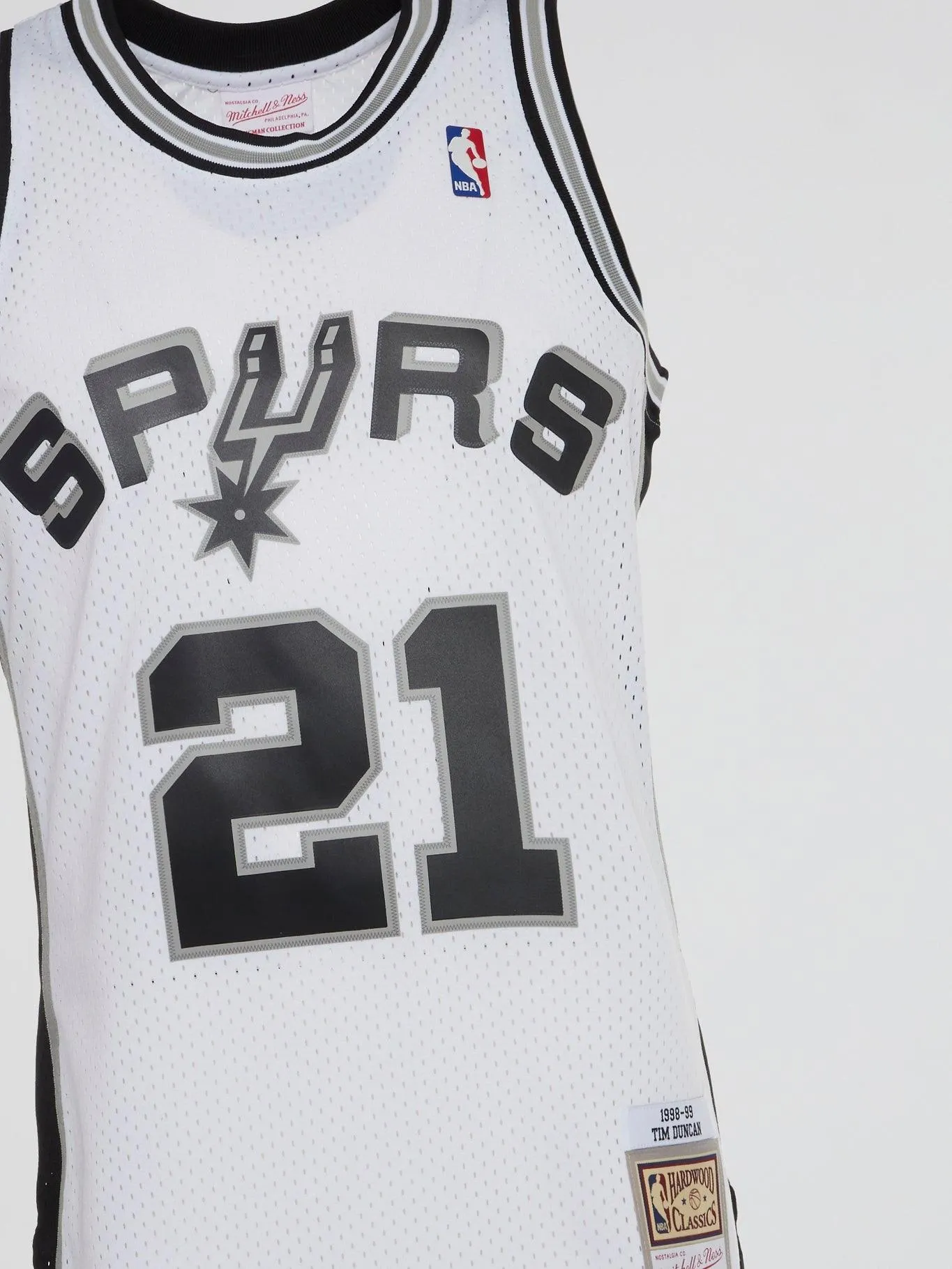 Mitchell and Ness - NBA Swingman Jersey Spurs 98 Tim Duncan - White