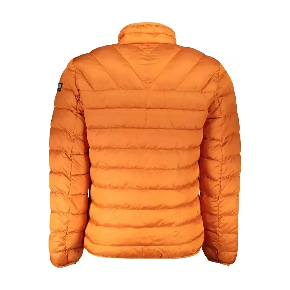 Napapijri Orange Polyamide Men Jacket