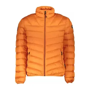 Napapijri Orange Polyamide Men Jacket