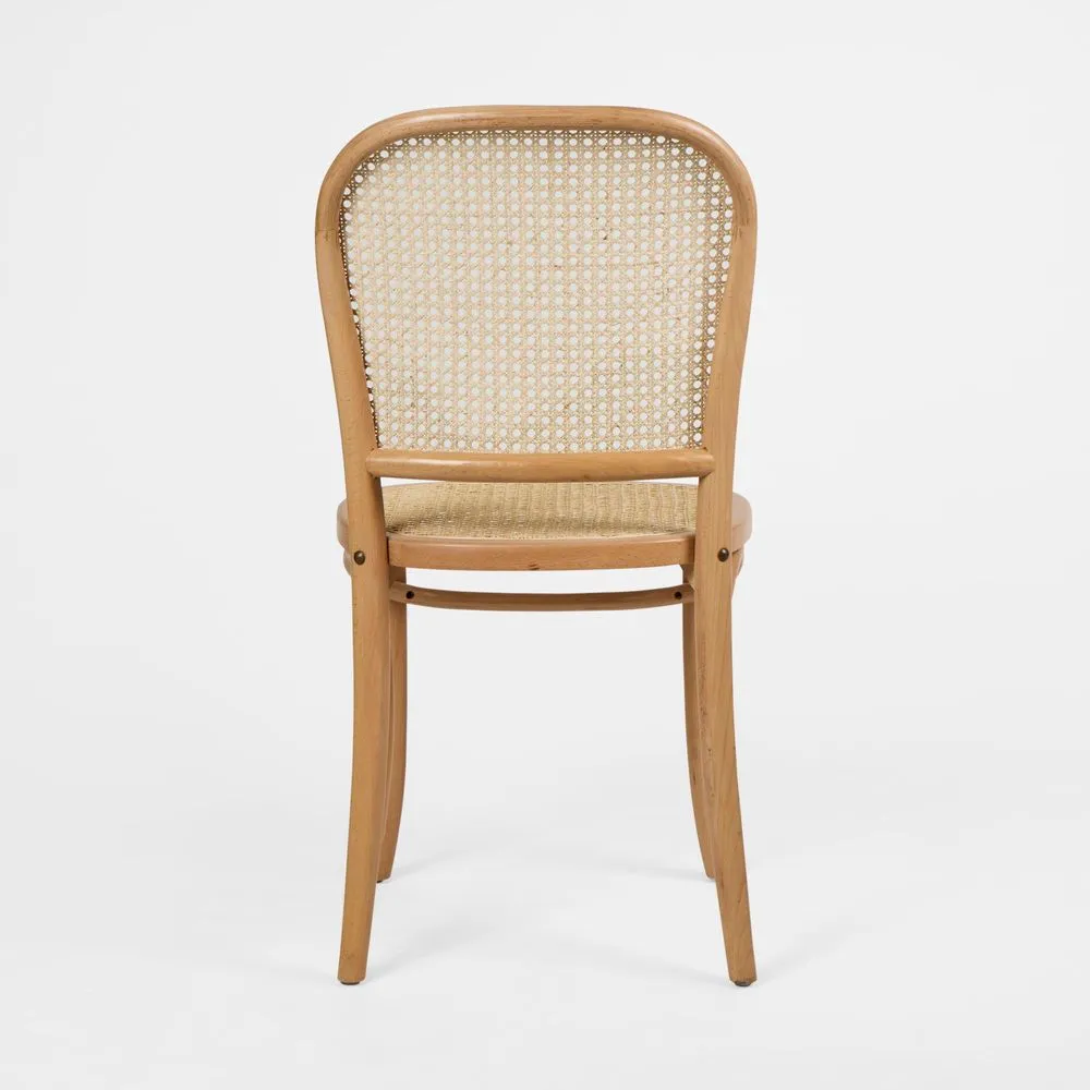 Nook Dining Chair Elm Frame Natural Seat