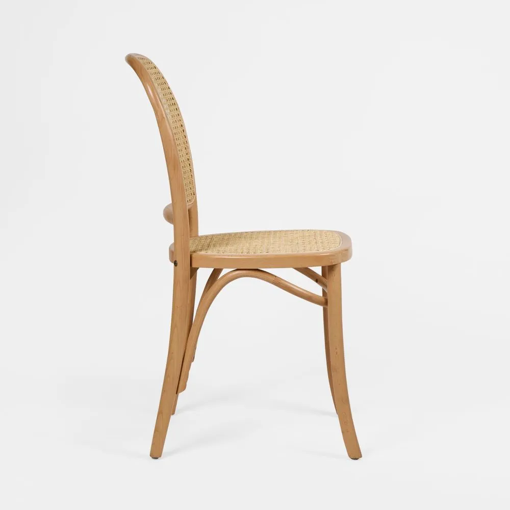 Nook Dining Chair Elm Frame Natural Seat