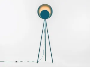 Pine green diffuser floor lamp