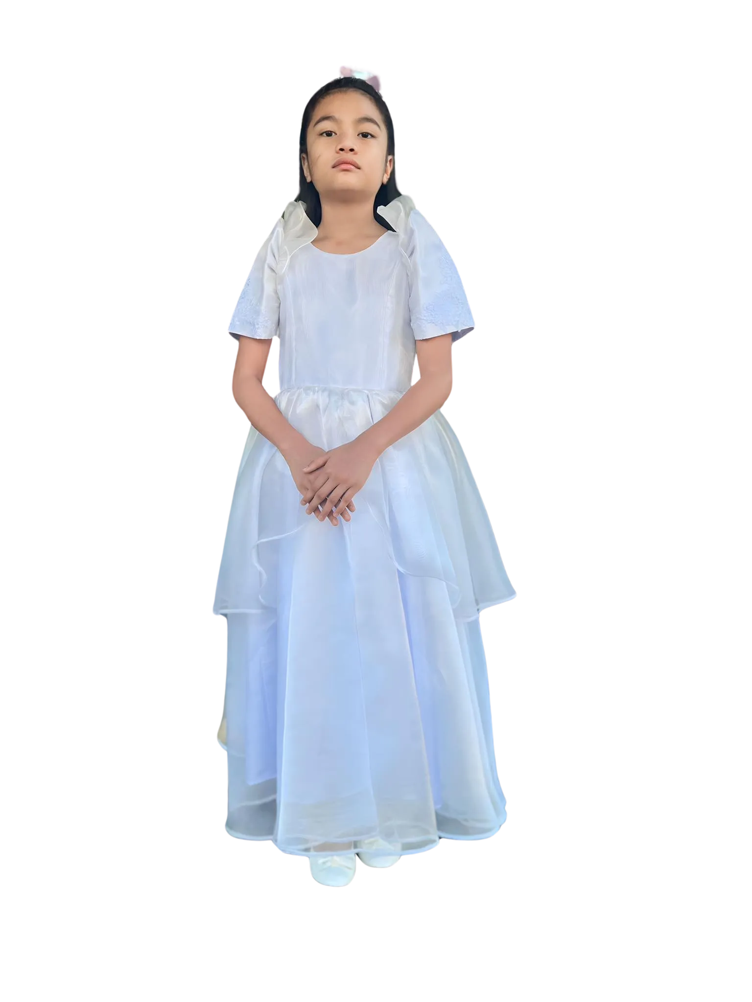 Premium Filipiniana Flower Girl Dress - Chloe - JB344