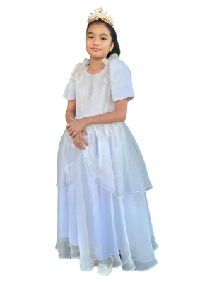 Premium Filipiniana Flower Girl Dress - Chloe - JB344