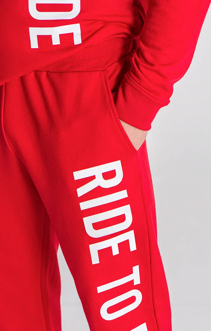 Red Ride Joggers