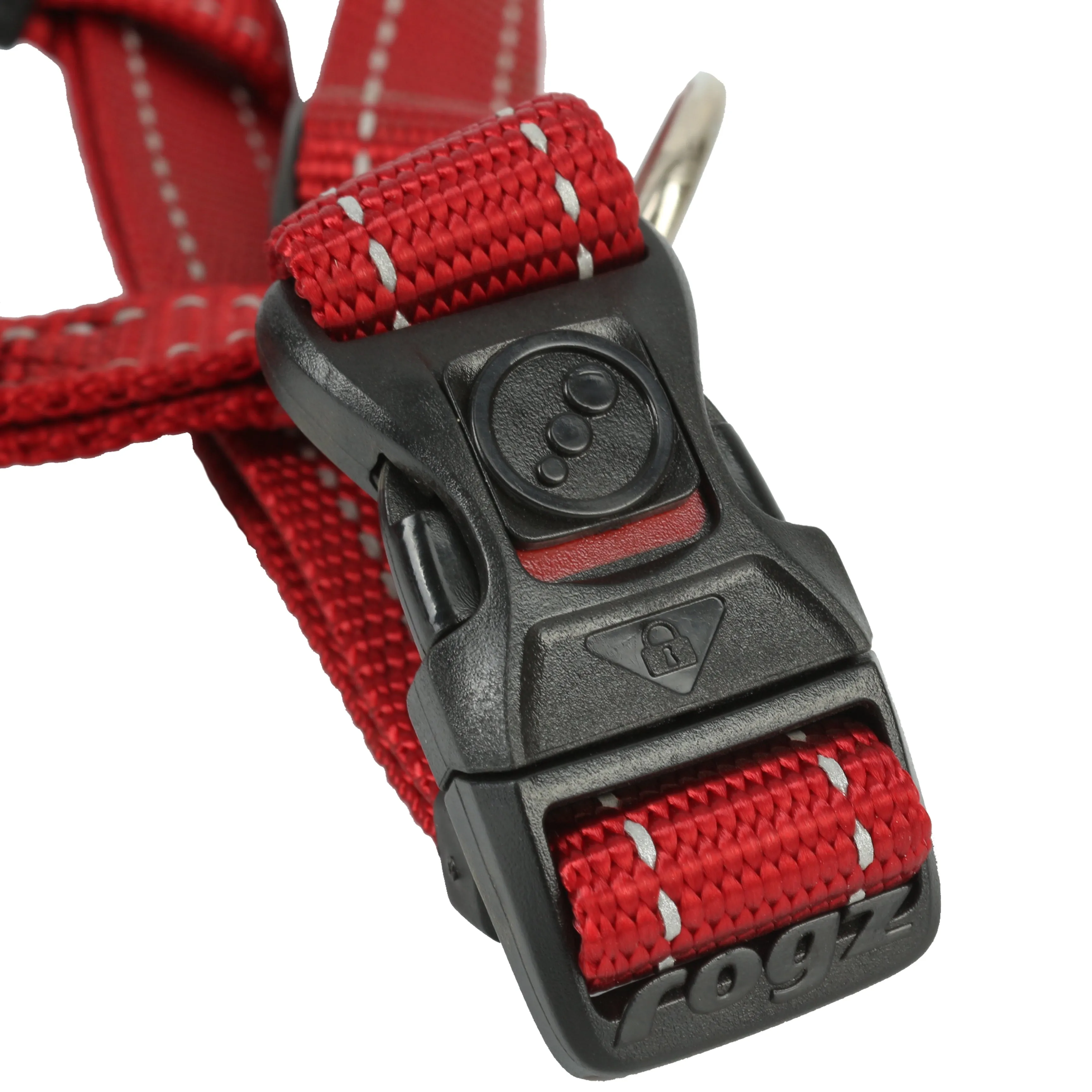 Rogz Classic Reflective Harness Red