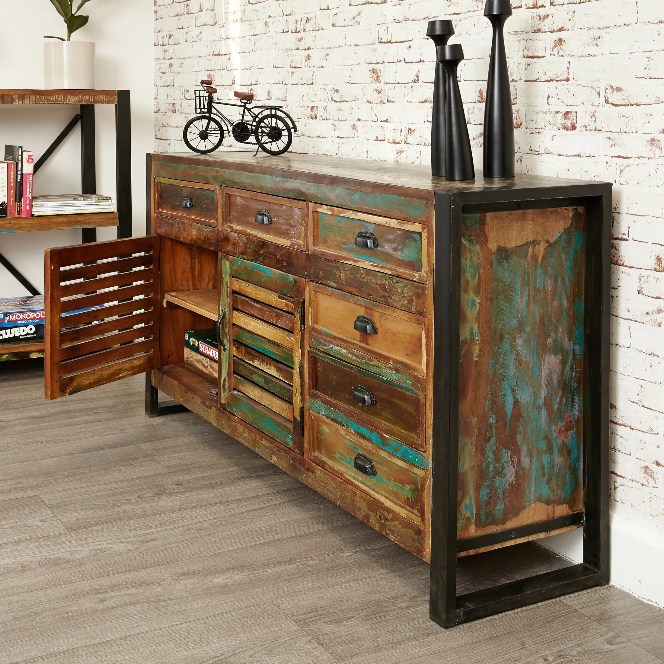 Shoreditch Large Six Drawer Sideboard