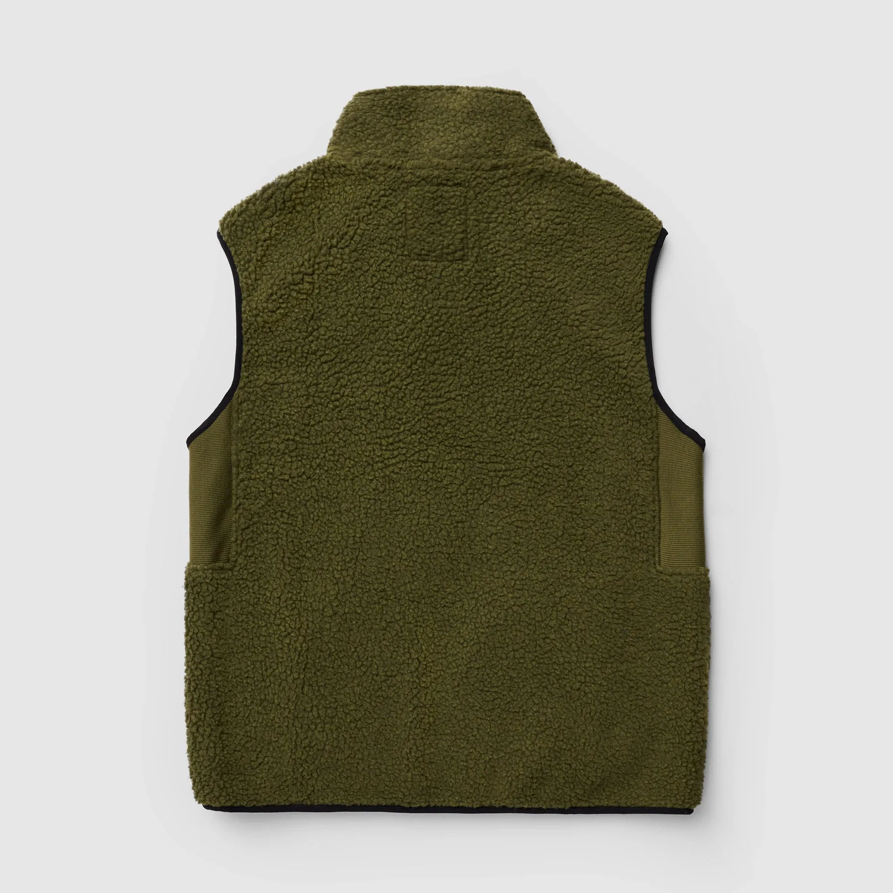 Swing Free Sherpa Vest (Full Zip) - Olive