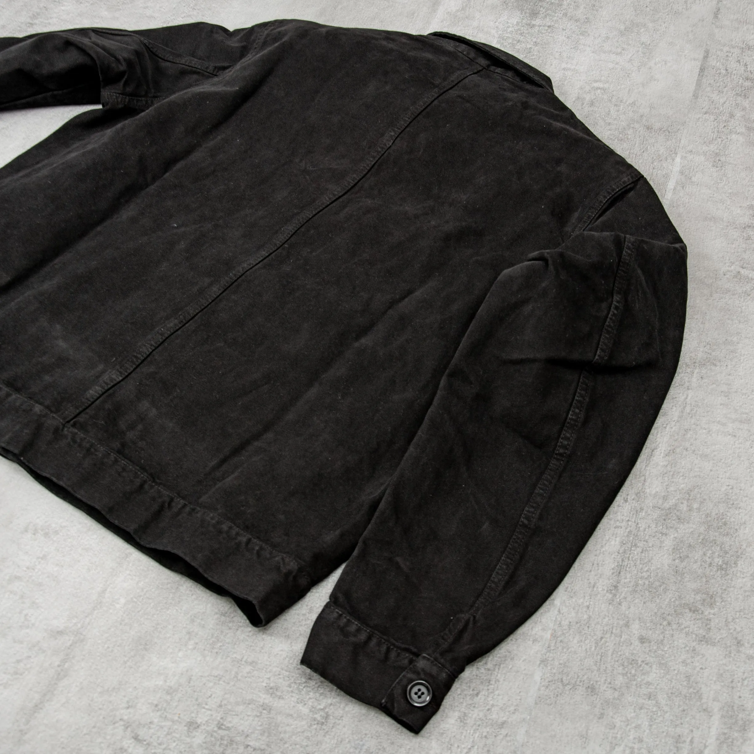 Vetra 27 Bomber Jacket Brushed Canvas - Black