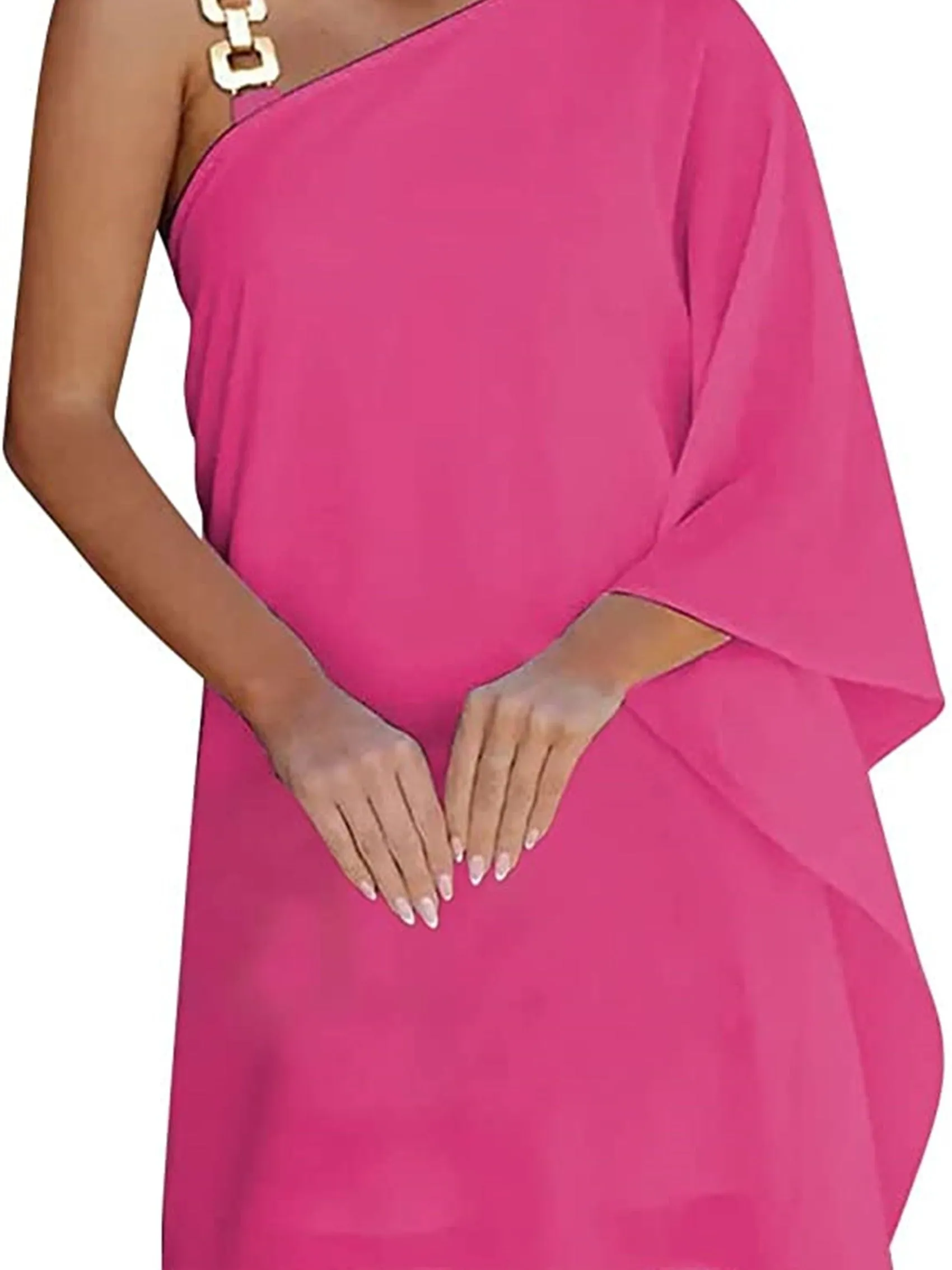 Women's Dresses Summer Batwing Long Sleeve Casual Cold Shoulder Evening Party Dresses