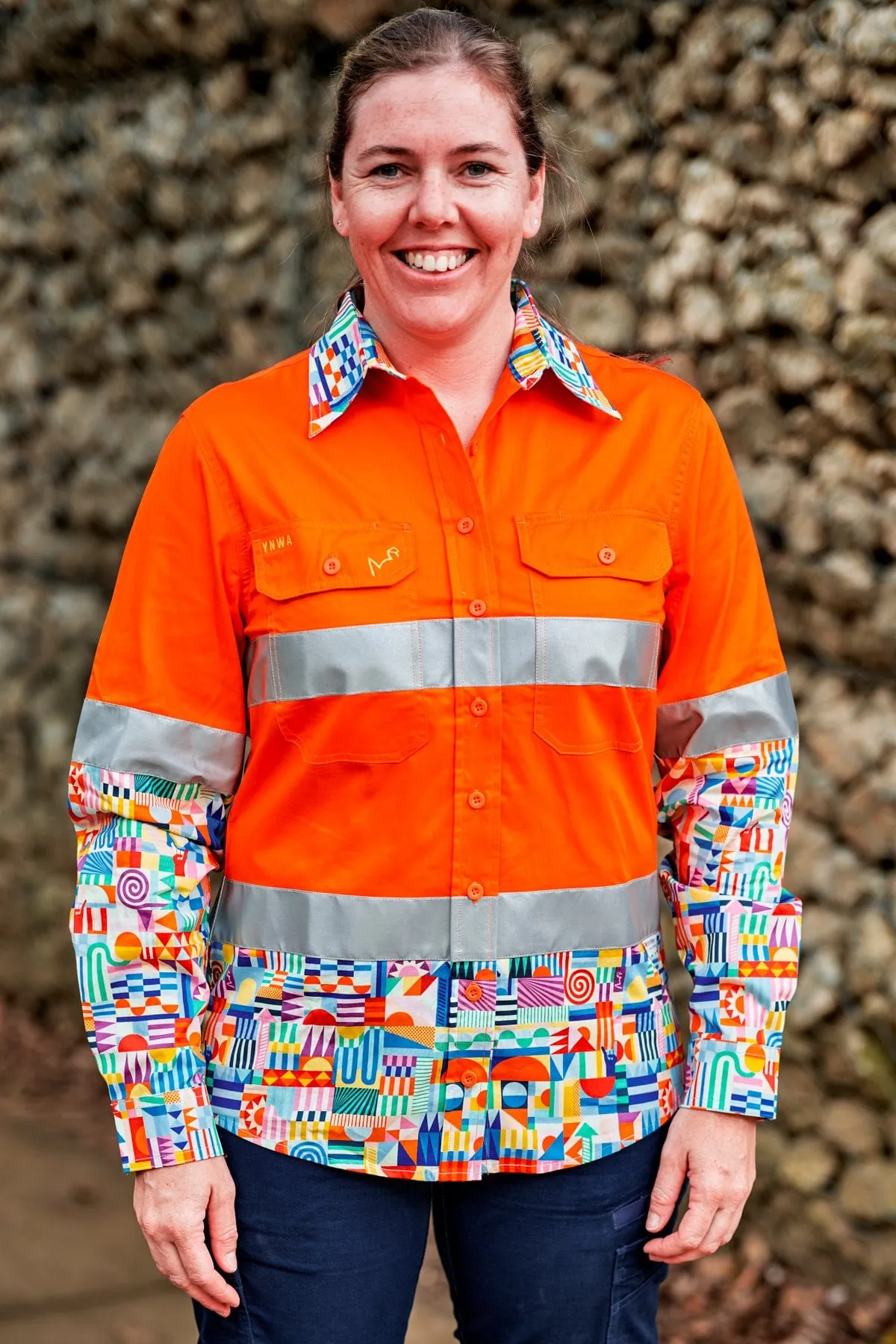 Women's Ziggy Orange Day/Night Hi Vis 2.0 Workshirt